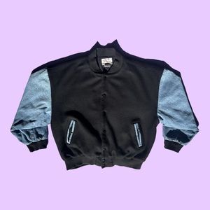 Venus Denim and Wool Collegiate Jacket
Vintage 1990s
Size: Large